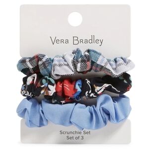 Vera Bradley Maddalena Medley Hair Scrunchies - Set of 3